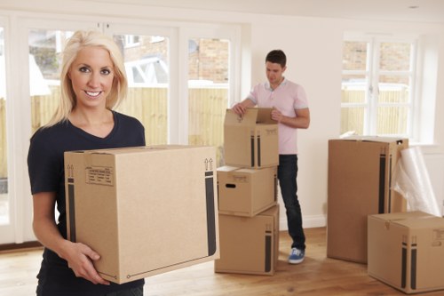 Vehicle equipped for professional moving services