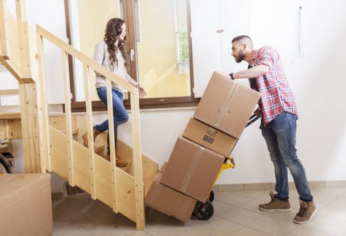 Different types of moving trucks including cargo van and box truck